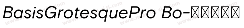 BasisGrotesquePro Bo字体转换